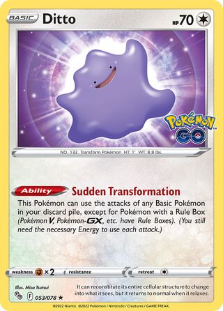 Ditto 053/078 - Pokémon GO