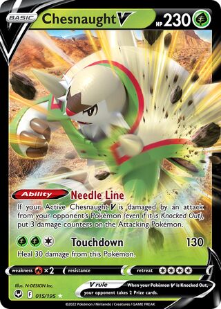 Chesnaught V 015/195 - Silver Tempest