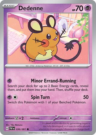 Dedenne 036/091 - Paldean Fates