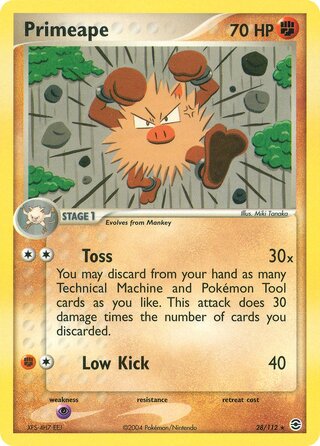 Primeape 28/112 - FireRed & LeafGreen