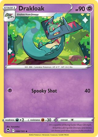 Drakloak 088/195 - Silver Tempest