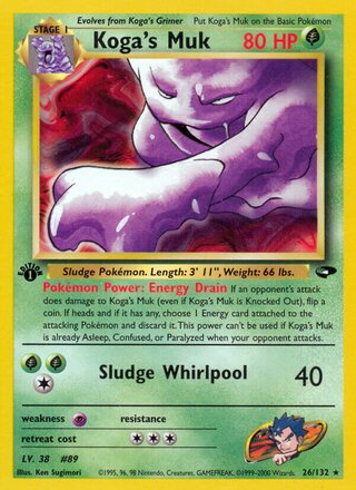 Koga's Muk 26/132 - Gym Heroes