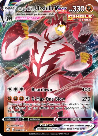Single Strike Urshifu VMAX 086/163 - Battle Styles
