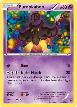 Pumpkaboo 44/119 - Phantom Forces