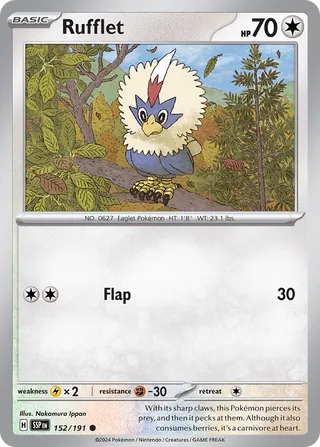 Rufflet 152/191 - Surging Sparks