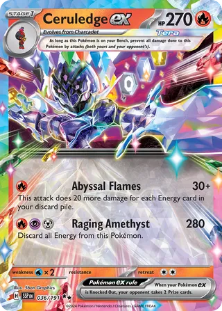 Ceruledge ex 036/191 - Surging Sparks