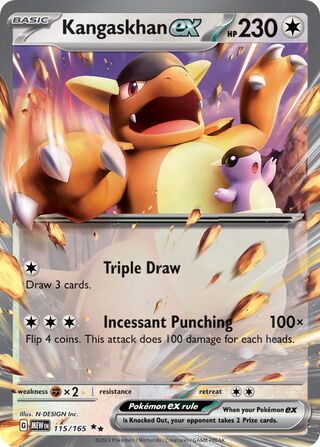 Kangaskhan ex 115/165 - Scarlet & Violet 151