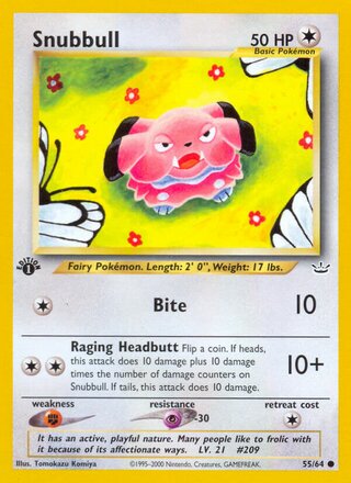 Snubbull 55/64 - Neo Revelation