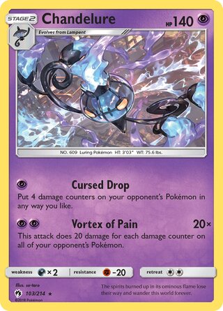 Chandelure 103/214 - Lost Thunder