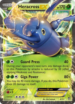 Heracross-EX 4/111 - Furious Fists