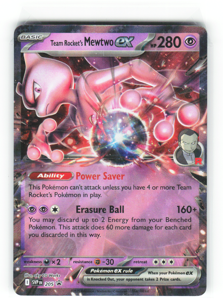 Team Rocket's Mewtwo ex 205 - Scarlet & Violet Promos
