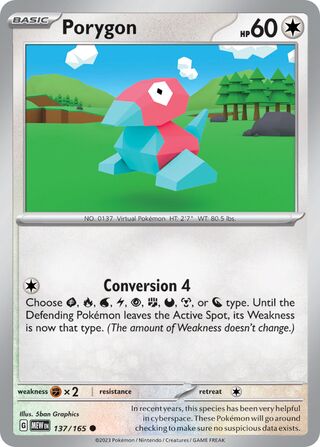 Porygon 137/165 - Scarlet & Violet 151