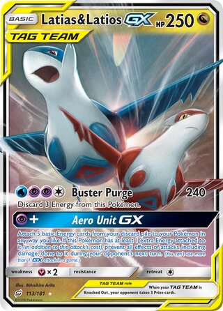Latias & Latios-GX 113/181 - Team Up