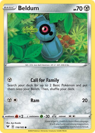 Beldum 116/185 - Vivid Voltage