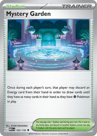 Mystery Garden 122/132 - Mega Evolution Base