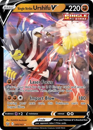 Single Strike Urshifu V 085/163 - Battle Styles