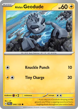 Alolan Geodude 044/159 - Journey Together