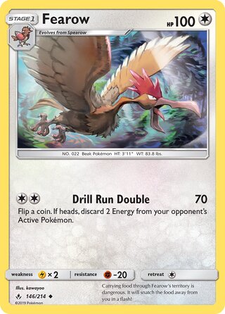 Fearow 146/214 - Unbroken Bonds