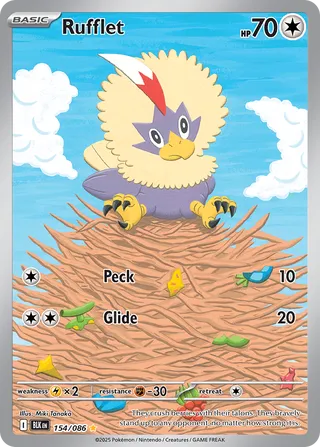Rufflet 154/086 - Black Bolt