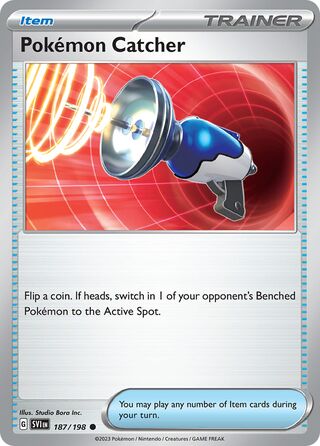 Pokémon Catcher 187/198 - Scarlet & Violet Base