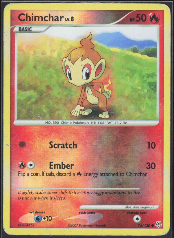 Chimchar 76/130 - Diamond and Pearl