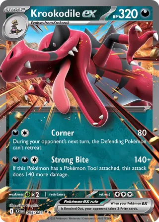 Krookodile ex 055/086 - Chaos Rising