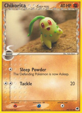Chikorita 44/101 - Dragon Frontiers