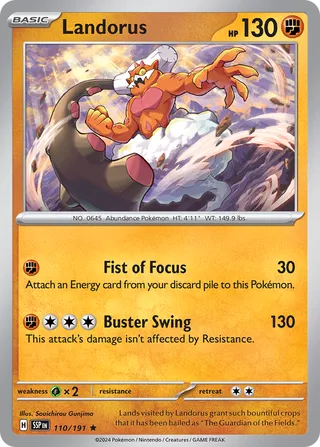 Landorus 110/191 - Surging Sparks