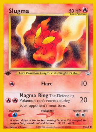 Slugma 53/64 - Neo Revelation