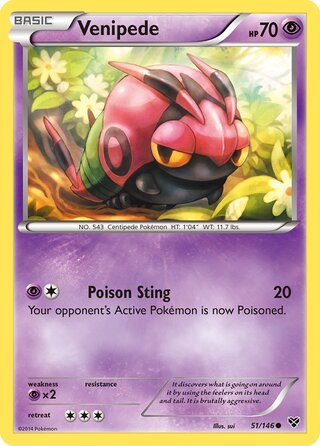 Venipede 51/146 - XY Base
