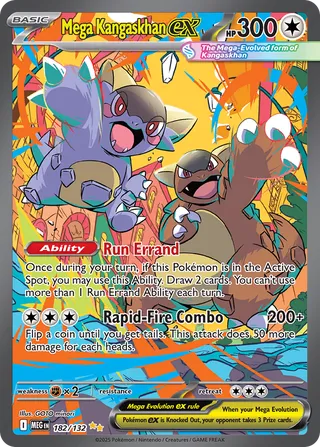 Mega Kangaskhan ex 182/132 - Mega Evolution Base