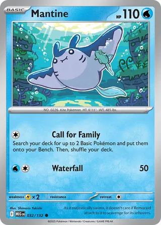 Mantine 032/132 - Mega Evolution Base