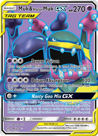 Muk & Alolan Muk-GX 196/214 - Unbroken Bonds