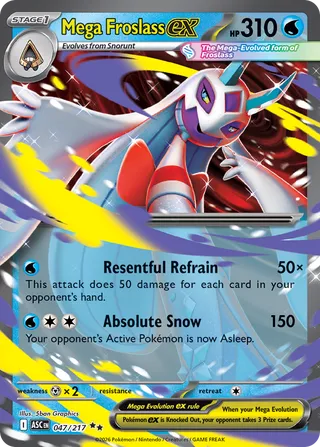Mega Froslass ex 047/217 - Ascended Heroes