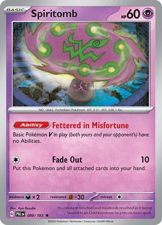 Spiritomb 089/193 - Paldea Evolved