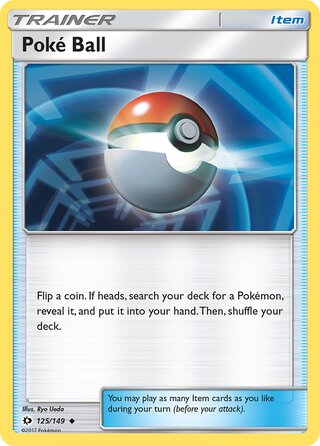 Poké Ball 125/149 - Sun & Moon Base
