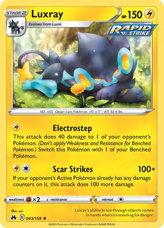 Luxray 043/159 - Crown Zenith