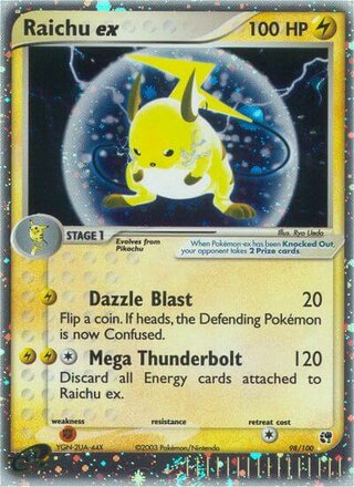 Raichu ex 98/100 - Sandstorm