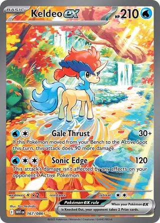 Keldeo ex 167/086 - White Flare