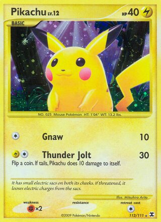 Pikachu 112/111 - Rising Rivals