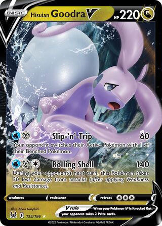 Hisuian Goodra V 135/196 - Lost Origin