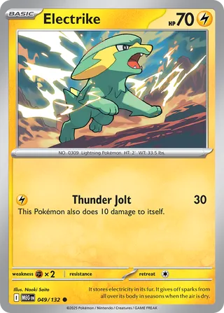 Electrike 049/132 - Mega Evolution Base