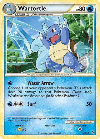 Wartortle 42/95 - Unleashed