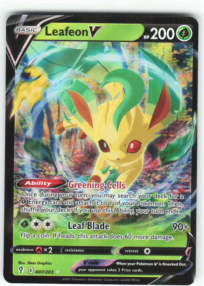 Leafeon V 007/203 - Evolving Skies