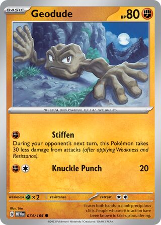 Geodude 074/165 - Scarlet & Violet 151