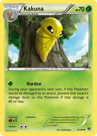 Kakuna 4/146 - XY Base
