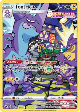 Toxtricity GG09/GG70 - Crown Zenith