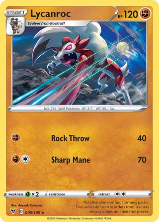 Lycanroc 095/185 - Vivid Voltage