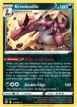 Krookodile 113/195 - Silver Tempest