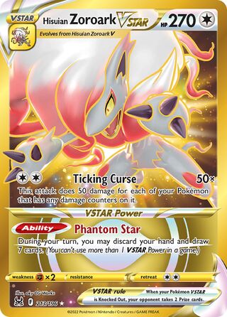 Hisuian Zoroark VSTAR 213/196 - Lost Origin